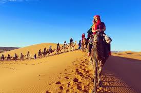 camel ride in merzouga desert